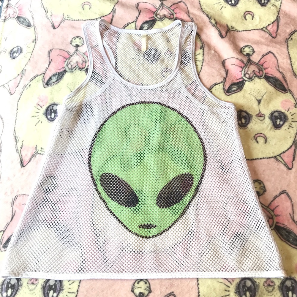 Alien Mesh Tank Top